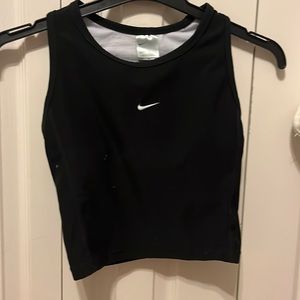 Nike Fitted Sports Top w/ Built In Bra